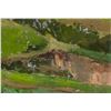 Image 3 : Litvak-French Modernist Oil Paper Signed Illegibly