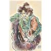 Image 1 : Egon Schiele Austrian Mixed Media on Paper