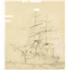 Image 1 : E. C. Sears European Pencil Drawing on Paper