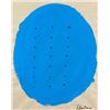 Image 1 : Lucio Fontana Argentine-Italian Oil on Canvas