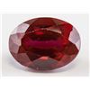 Image 1 : 22.85ct Oval Cut Blood Red Ruby Gem GGL Certificat