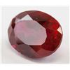 Image 2 : 22.85ct Oval Cut Blood Red Ruby Gem GGL Certificat