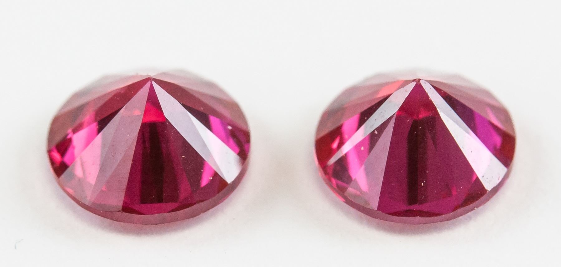 1.95ct Round Cut Pink Red Ruby Gem GGL COA