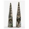 Image 3 : Two Chinese Cloisonne Fingernail Guards Floral
