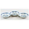 Image 1 : Three 18th C Chinese Blue & White Porcelain Plates