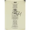 Image 2 : Michael Jackson Autographed Lyrics JSA Letter