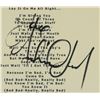 Image 3 : Michael Jackson Autographed Lyrics JSA Letter