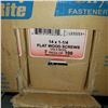 Image 2 : 2100 FLAT WOOD SCREWS 14 x 1-1/4