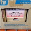 Image 2 : 2100 FLAT WOOD SCREWS 14 x 1-1/4