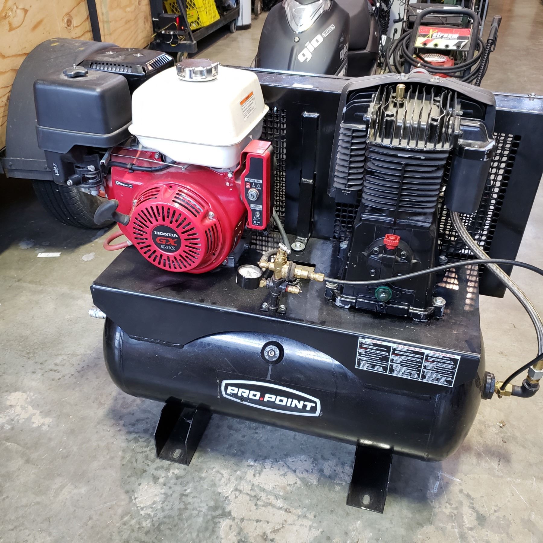 AS NEW PRO POINT HONDA ELECTRIC START 30 GALLON TWO STAGE TRUCK MOUNT ...