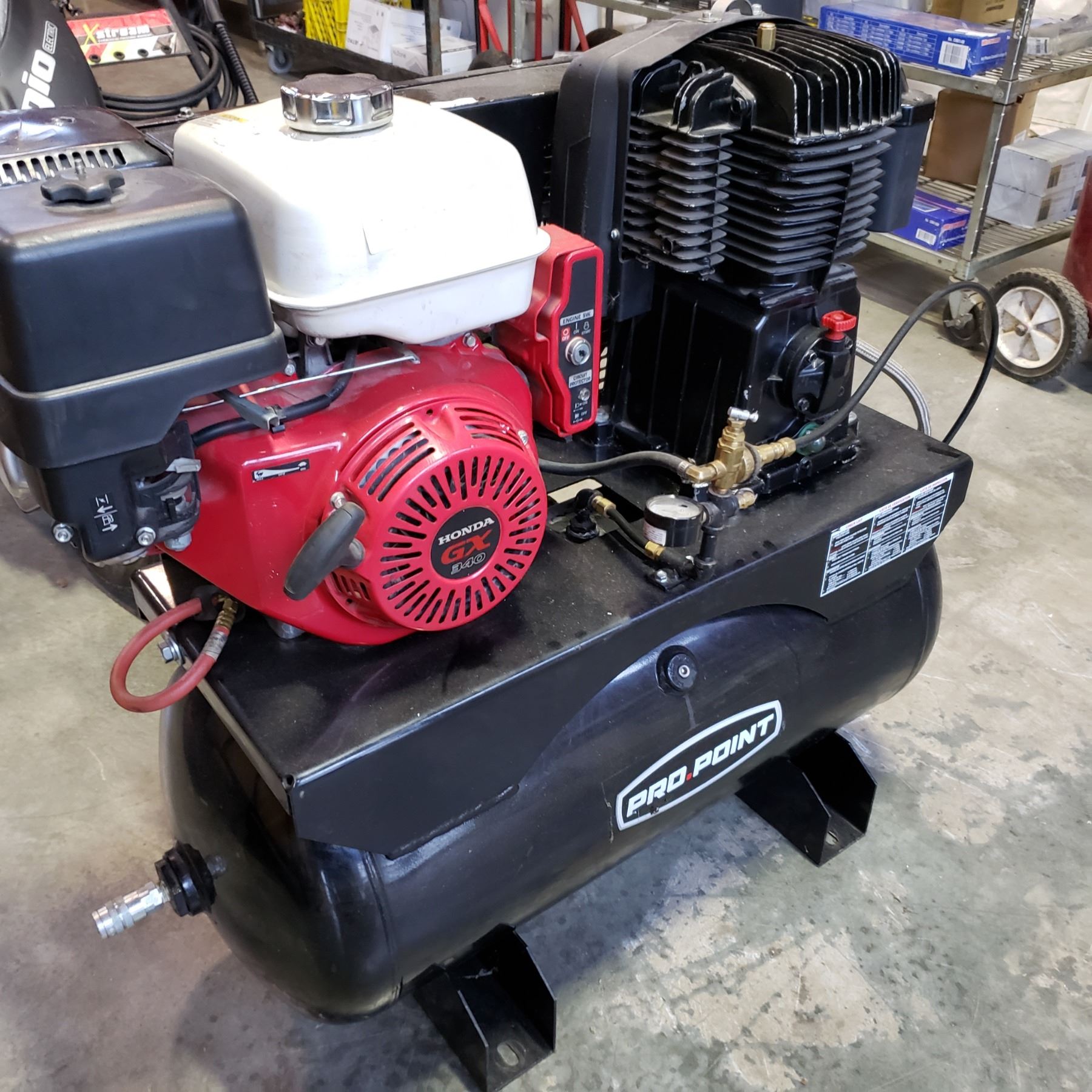 AS NEW PRO POINT HONDA ELECTRIC START 30 GALLON TWO STAGE TRUCK MOUNT ...