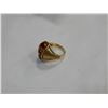 Image 2 : 14K GOLD RING WITH 3 SEMI PRECIOUS STONES 9 GRAMS TOTAL WEIGHT