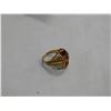 Image 3 : 14K GOLD RING WITH 3 SEMI PRECIOUS STONES 9 GRAMS TOTAL WEIGHT