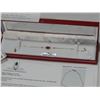 Image 2 : 14FT YELLOW GOLD 9 x 7 mm GENUINE RUBY AND WHITE SAPPHIRE 1.62CT BRACELET W/ APPRAISAL $1500