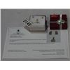 Image 1 : 10KT YELLOW GOLD .72CT CZ EARRINGS AND PENDANT W/ APPRAISAL $1605
