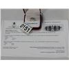 Image 2 : 14KT WHITE GOLD BLACK AND WHITE .5CT DIAMOND RING W/ APPRAISAL $2205