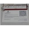 Image 2 : 14KT WHITE GOLD GENUINE 3.25CT BLUE AND WHITE SAPPHIRE BRACELET W/ APPRAISAL $2000