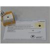 Image 1 : 10KT YELLOW GOLD 6mm GENUINE SAPPHIRE AND TOPAZ HEART PENDANT W/ 16" 10K CHAIN W/ APPRAISAL $450