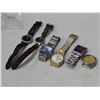 Image 2 : LOT OF SIX BRAND NAME LOST PROPERTY WATCHES SEIKO AND BULOVA ETC