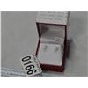 Image 2 : 10KT WHITE GOLD 6mm GENUINE .92CT OPAL STUD EARRINGS W/ APPRAISAL $400