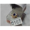 Image 2 : STAMPED 14K LADIES DINNER RING W/ STONES - UNTESTED
