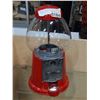 Image 2 : VINTAGE RED GUM BALL MACHINE W/ GLASS DOME