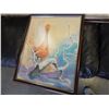 Image 4 : ACRYLIC ON CANVAS SIGNED BRAVO, WATERCOLOR ON PAPER, OIL ON PAPER, AND OIL ON CANVAS PAINTING