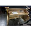 Image 2 : STANLEY FURNITURE ROLLING SERVING CABINET WITH FLIP OPEN HOT PLATE PAD