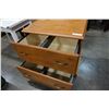 Image 2 : 2 DRAWER MAPLE FILING CABINET