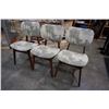 Image 2 : 3 MCM DINING CHAIRS