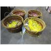Image 2 : 4 WICKER BASKETS