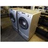 Image 2 : LIGHT GREY SAMSUNG FRONT LOAD WASHER AND DRIER SET - TESTED AND WORKING