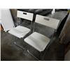 Image 2 : 2 WHITE IKEA FOLDING CHAIRS