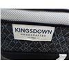Image 2 : KINGSDOWN SINGLE SIZE HAND CRAFTED PILLOW TOP W/ LOW PROFILE BOX SPRING