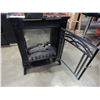 Image 2 : BLACK ELECTRIC FIRE PLACE