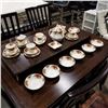 Image 1 : 28 PIECES ROYAL ALBERT OLD COUNTRY ROSE CHINA 5 TEACUPS AND SAUCERS, TEA POT, CREAM AND SUGAR AND BO