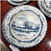 Image 2 : 27 PIECES INTERNATIONAL TABLE WORKS BLUE AND WHITE CHINA PLATES, BOWLS, PLATTERS GRAVY BOAT AND BUTT