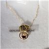 Image 2 : 10KT YELLOW GOLD CZ NECKLACE - RETAIL $750