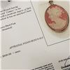 Image 2 : 14KT YELLOW GOLD GENUINE SHELL CAMEO PENDANT HAND CARVED IN ITALY W/ APPRAISAL $800