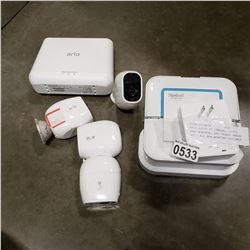 ARLO SECURITY CAMERAS, VTECH BABY MONITOR, AND IROBOT BRAVA JET - ALL NON WORKING CUSTOMER RETURNS