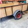 Image 8 : 2018  4 BY 8 STEEL BOTTOM U BUILT UTILITY TRAILER W/ REGISTRATION
