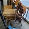 Image 2 : LOT OF STACKING CHAIRS