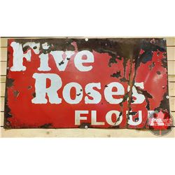 Enamel Sign : Five Roses Flour (34