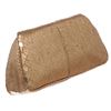 Image 3 : Fendi Rose Gold Snakeskin Small Clutch Handbag