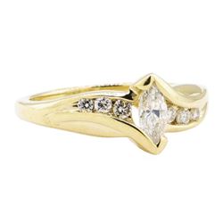 0.50 ctw Diamond Ring - 14KT Yellow Gold