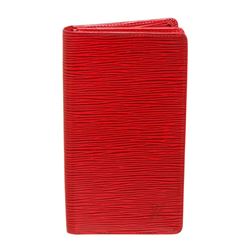 Louis Vuitton Red Epi Leather Checkbook Wallet