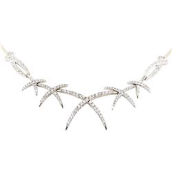 2.15 ctw Diamond Necklace - 14KT White Gold