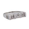 Image 1 : 0.5 ctw Diamond Ring - 18KT White Gold