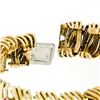 Image 6 : TIFFANY & CO. 18k Gold Wire 3.60 ctw Fine Round Ruby Statement Bracelet