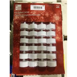 Home Accents Holiday LED Tealights - 24 Pack